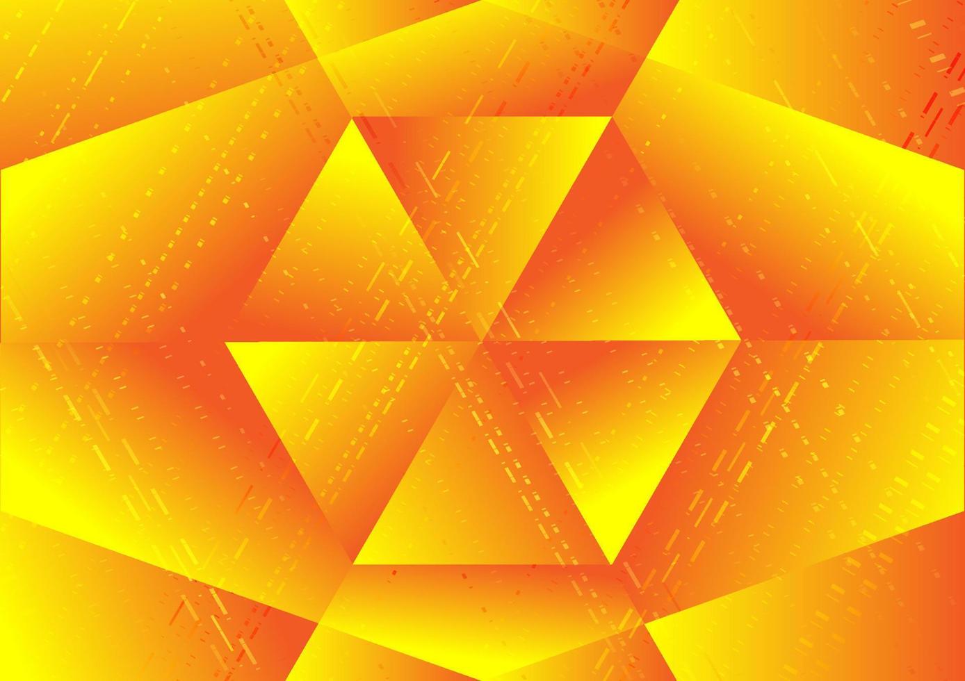 abstrakt bakgrund polygon form ljus orange stråle teknologi trogen grafisk design vektor illustration