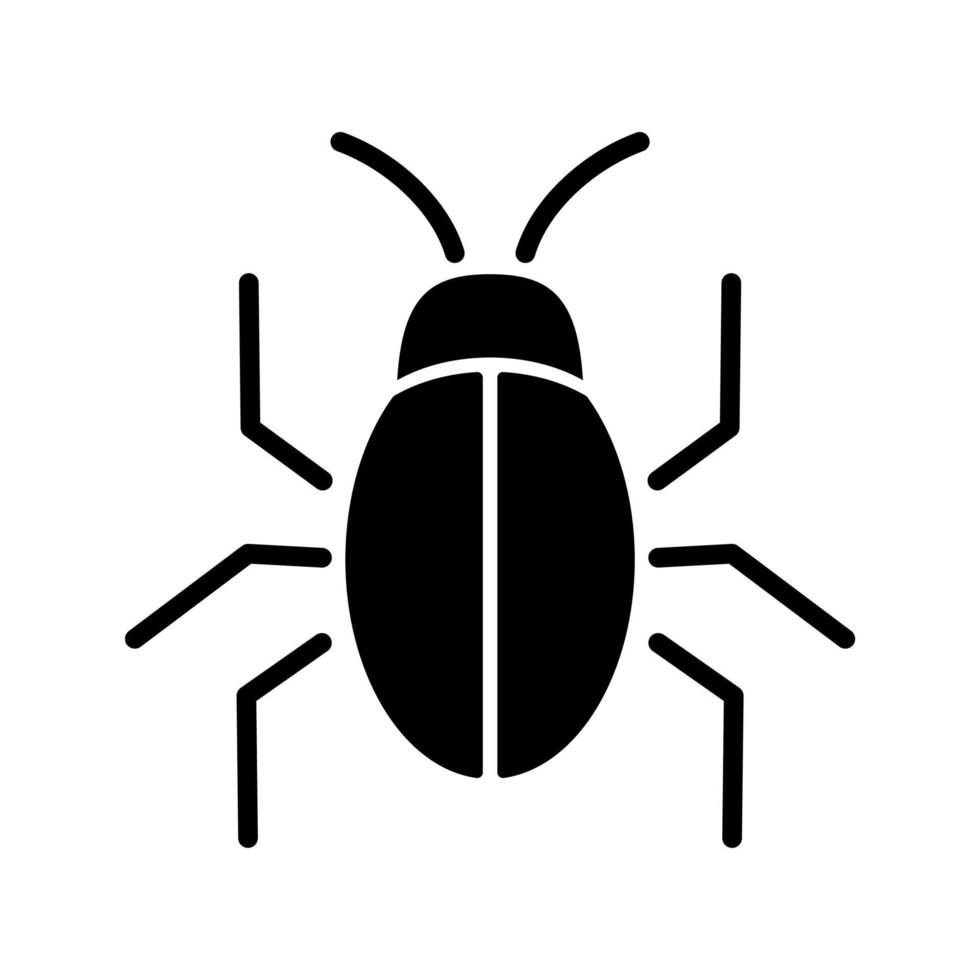 Flache Ikone der Kakerlake vektor