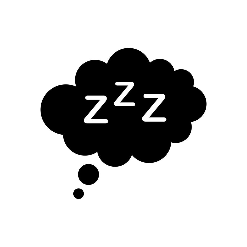 Symbol für Schlafruhe vektor