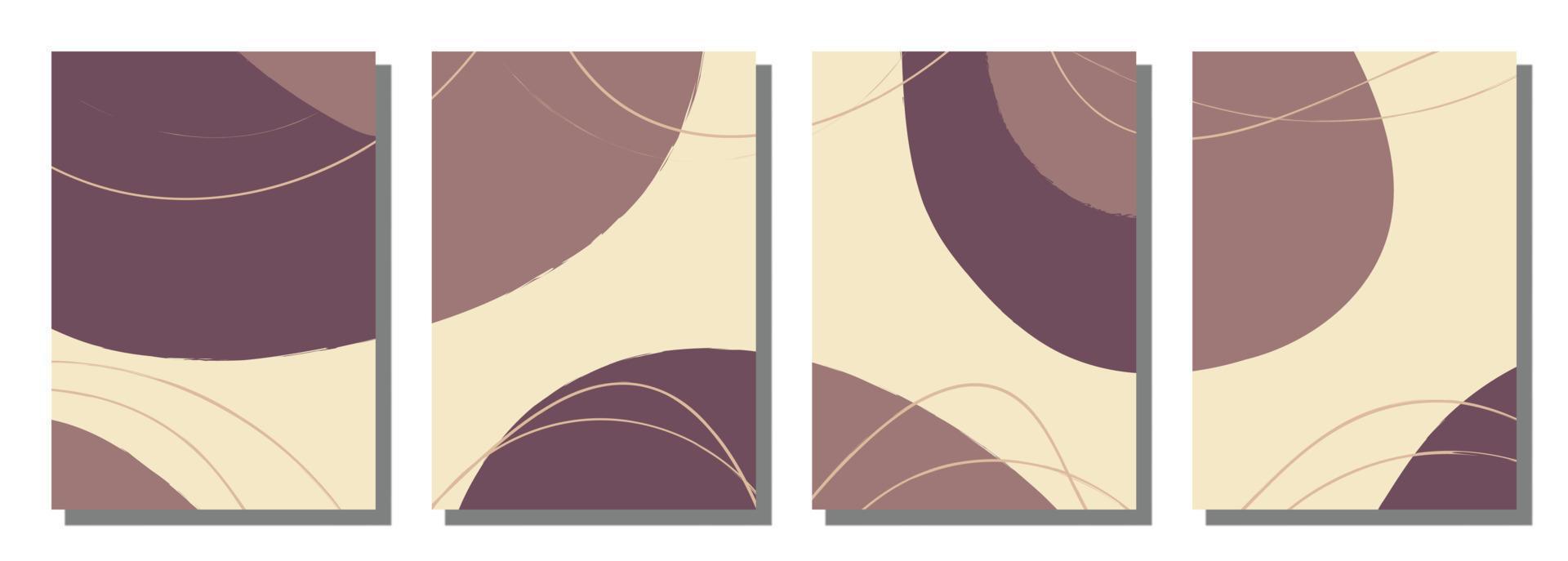 minimalistischer abstrakter handgezeichneter Hintergrund. vektor