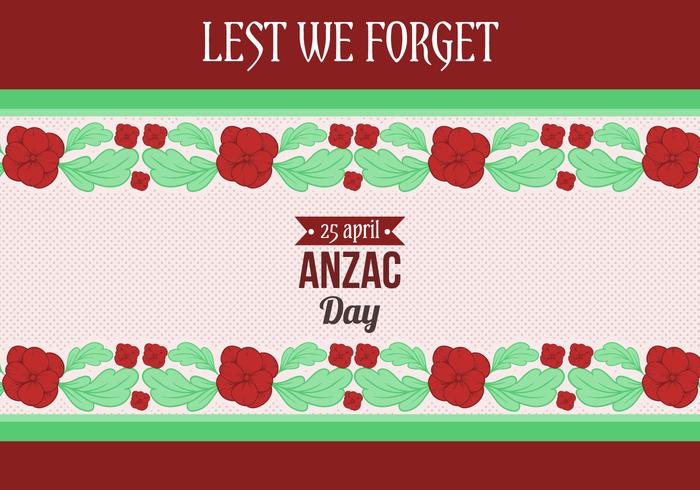 Free Vector Anzac Tag