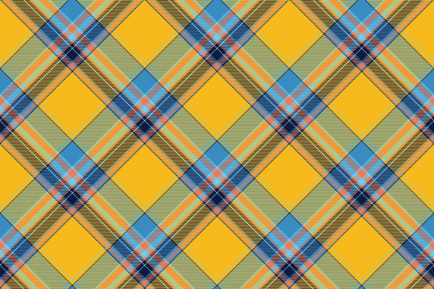 Tartan karierter Hintergrund, nahtloses Muster mit diagonalen Karos. vektorgewebestruktur für textildruck, geschenkpapier, geschenkkarte, tapete. vektor