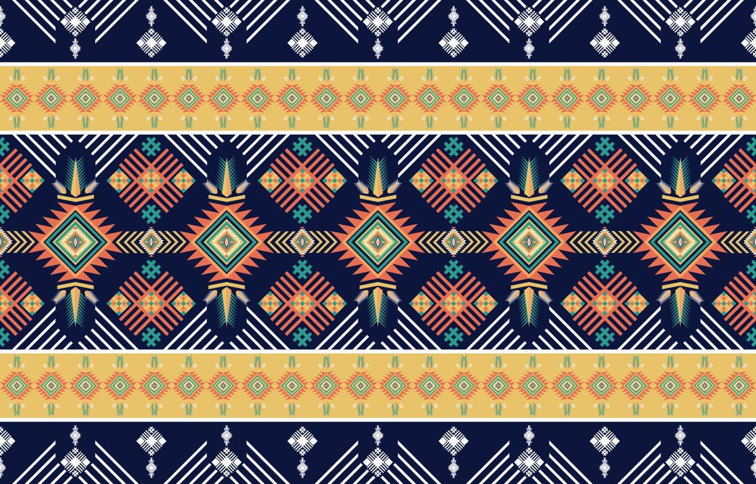 geometrisches ethnisches Muster nahtlose Farbe orientalisch. vektor