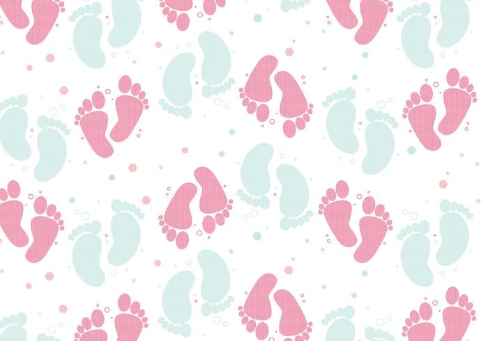 Baby Footprint Vektor