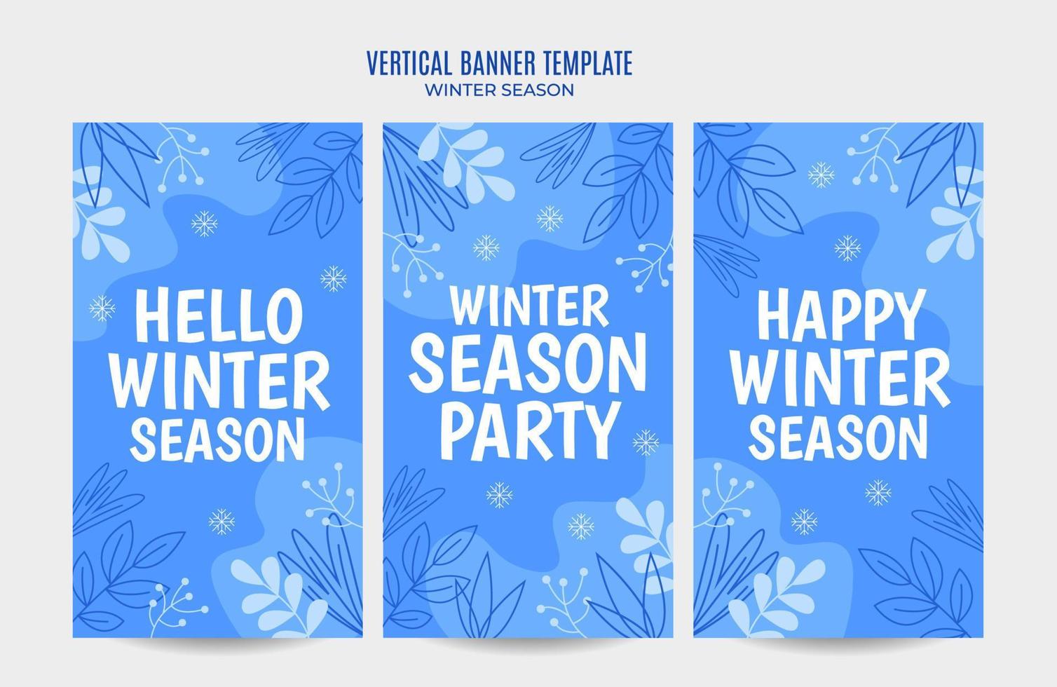 Semester vinter- design för reklam, banderoller, broschyrer och flygblad vektor