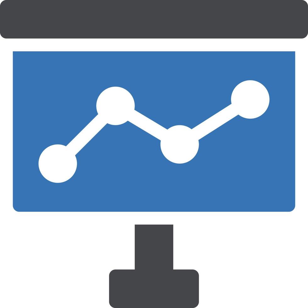 analytische vektorillustration auf einem hintergrund. hochwertige symbole. vektorikonen für konzept und grafikdesign. vektor