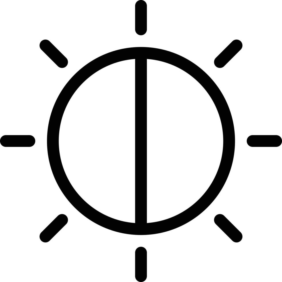 helligkeitsvektorillustration auf einem hintergrund. hochwertige symbole. vektorikonen für konzept und grafikdesign. vektor