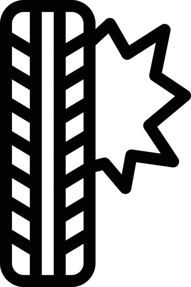 Reifenfunken-Vektorillustration auf einem Hintergrund. Premium-Qualitätssymbole. Vektorsymbole für Konzept und Grafikdesign. vektor