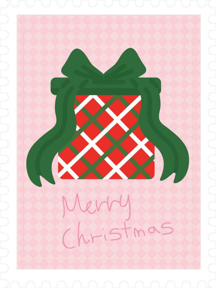 Weihnachtsstempel. Girlanden, Fahnen, Etiketten, Luftblasen, Bänder und Aufkleber. sammlung von dekorativen symbolen der frohen weihnachten vektor