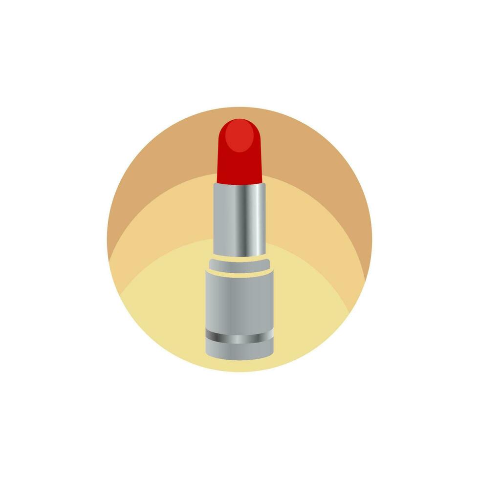 Lippenstift-Vektor-Icon-Design-Illustration vektor