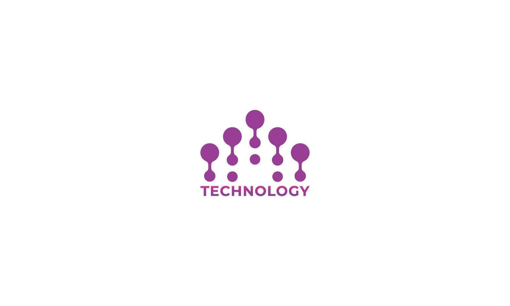 Logo-Vorlage für den Premium-Vektor des Technologieunternehmens vektor