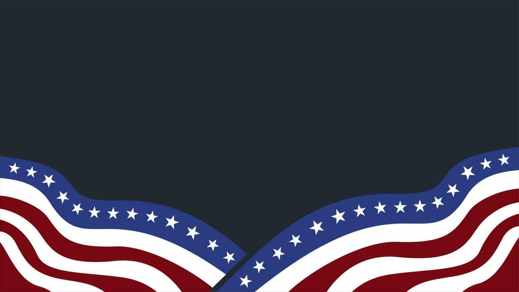 Vintage amerikanische Flagge Hintergrund Vorlage Vektor