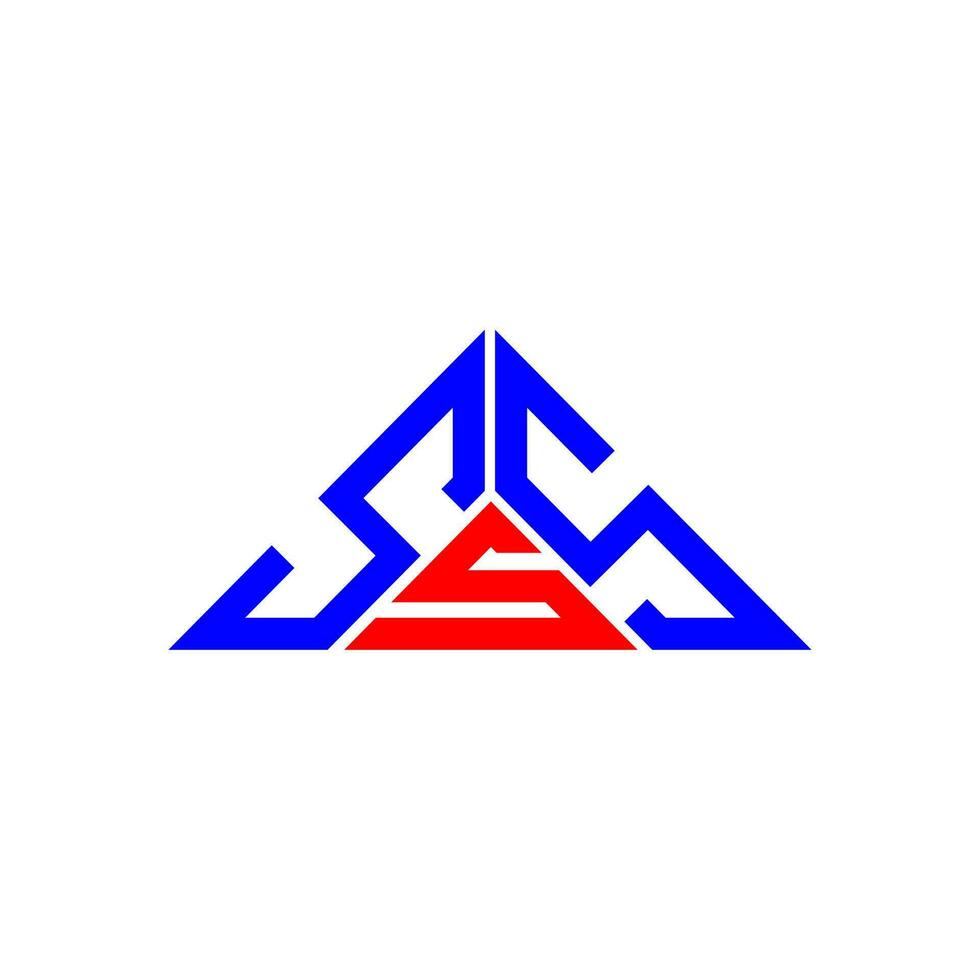 sss brev logotyp kreativ design med vektor grafisk, sss enkel och modern logotyp i triangel form.