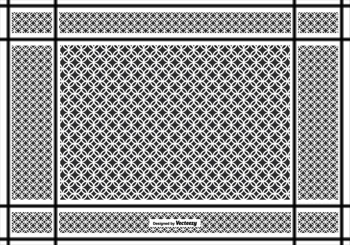 Keffiyeh Vektor Muster Hintergrund