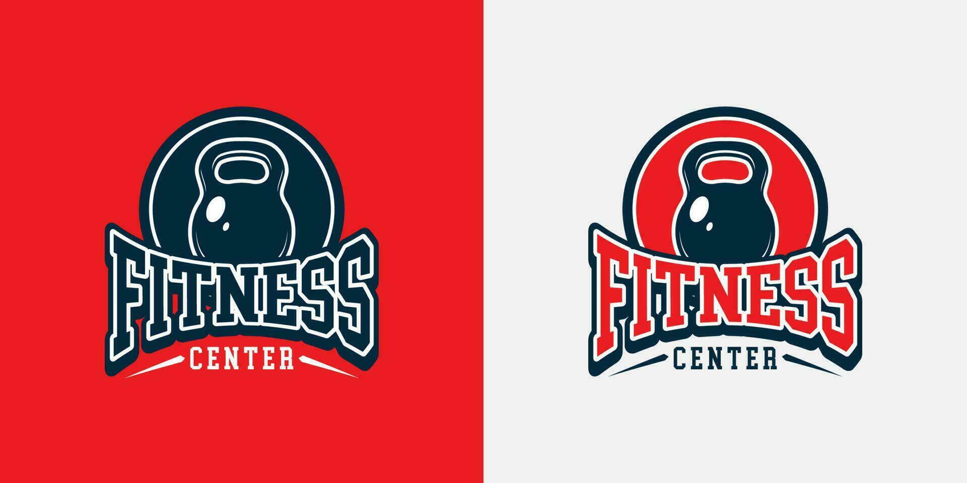 Fitness-Logo-Vorlage. Fitnessstudio moderner Logo-Vektor. fit für sportlogo, marke, unternehmen, gesundheitszentrum, poster, aufkleber, emblem, abzeichen. Vektor eps 10.