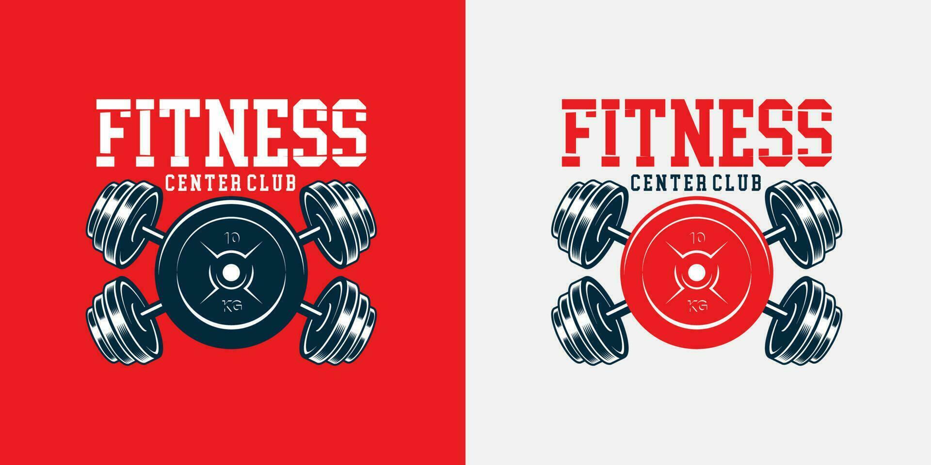 Fitness-Logo-Vorlage. Fitnessstudio moderner Logo-Vektor. fit für sportlogo, marke, unternehmen, gesundheitszentrum, poster, aufkleber, emblem, abzeichen. Vektor eps 10.