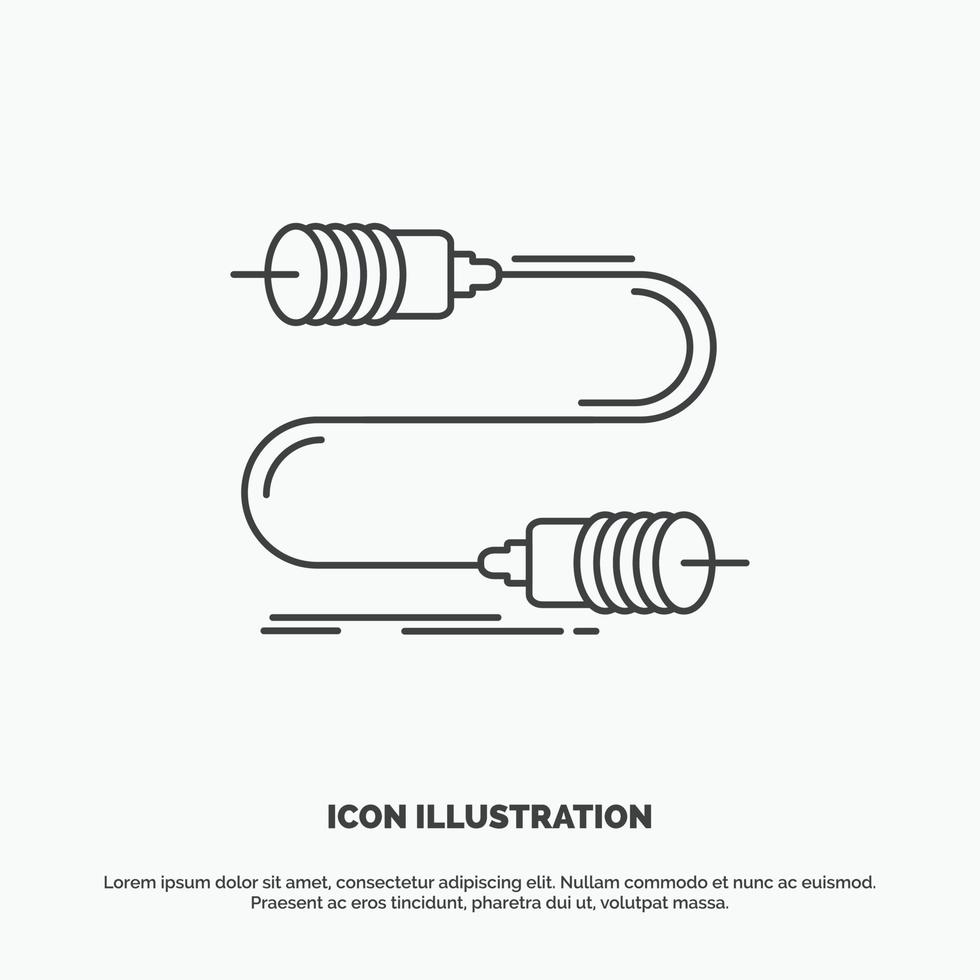 summen. Kommunikation. Interaktion. Marketing. Draht-Symbol. Linienvektor graues Symbol für ui und ux. Website oder mobile Anwendung vektor