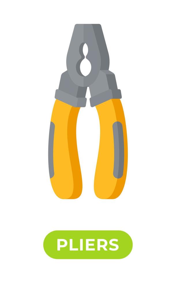 vektor illustration av tång design. konstruktion verktyg. verktyg för reparera. teckning av tång verktyg vektor ikon för verktyg Lagra.