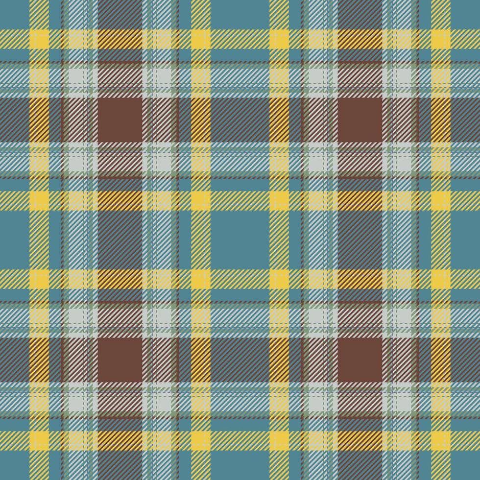 tartan schottland nahtloser karierter mustervektor. Retro-Hintergrundstoff. Vintage Check Farbe quadratische geometrische Textur. vektor