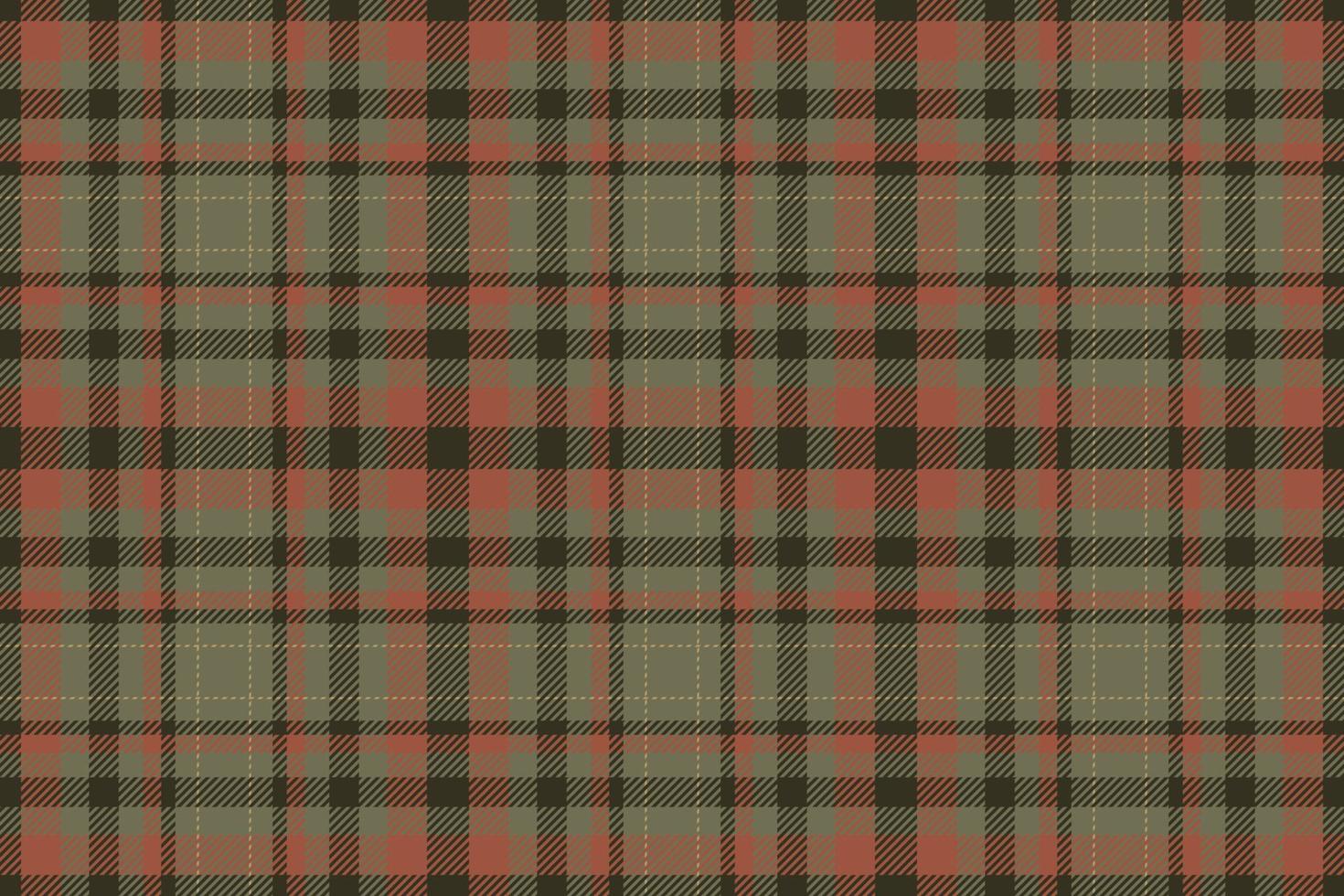 tartan schottland nahtloser karierter mustervektor. Retro-Hintergrundstoff. Vintage Check Farbe quadratische geometrische Textur. vektor