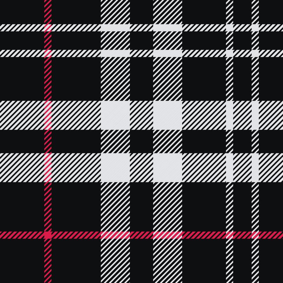 vit, röd och svart bakgrund av pläd mönster vektor grafisk. textur för skjorta, kläder, klänningar och Övrig textil-