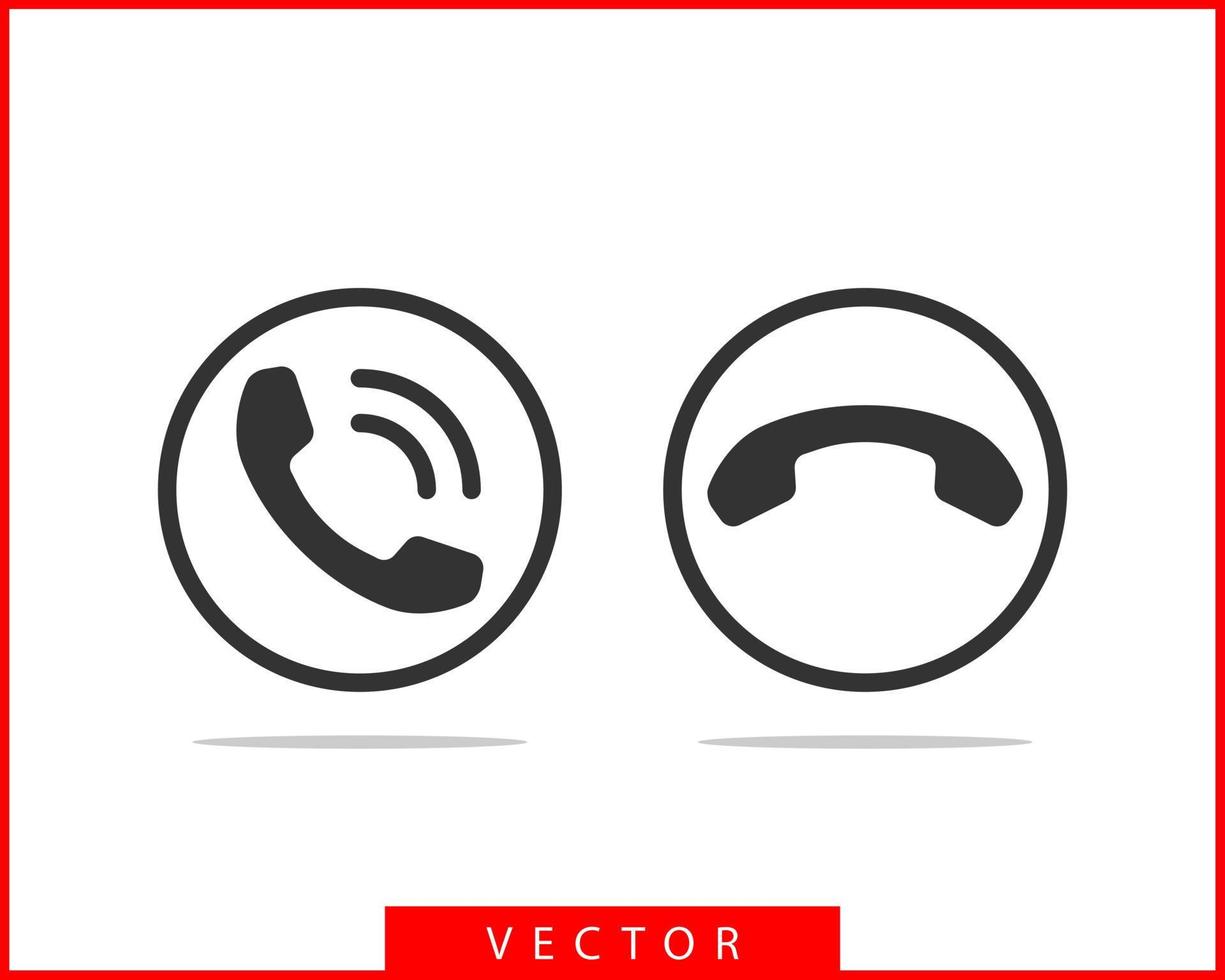 telefon ikon vektor illustration. ring upp Centrum app. telefon ikoner trendig platt stil. Kontakt oss linje silhuett.