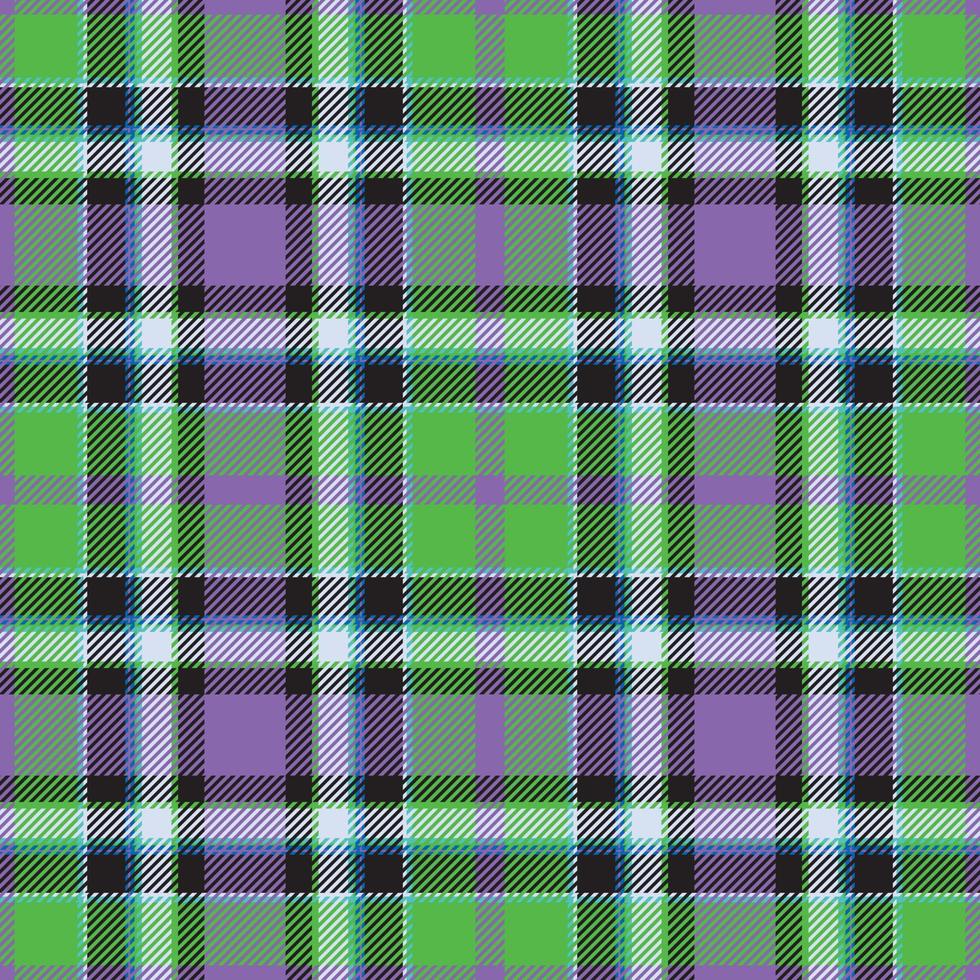 tartan schottland nahtloser karierter mustervektor. Retro-Hintergrundstoff. Vintage Check Farbe quadratische geometrische Textur. vektor