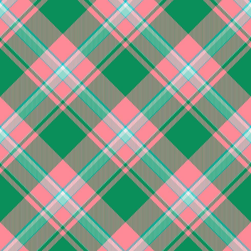 tartan schottland nahtloser karierter mustervektor. Retro-Hintergrundstoff. Vintage Check Farbe quadratische geometrische Textur. vektor