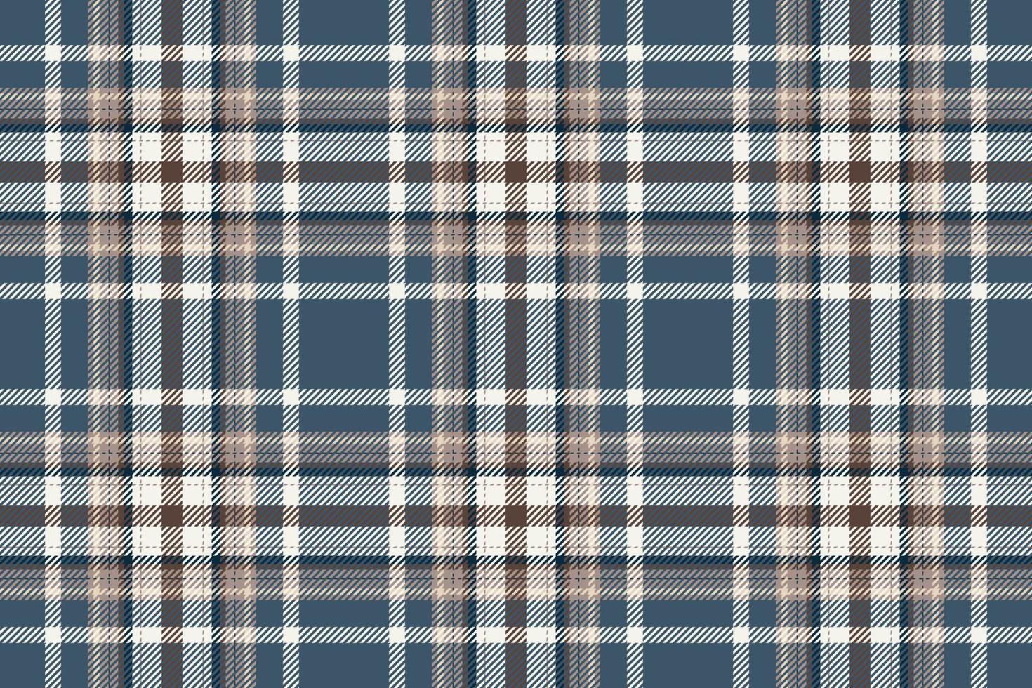 tartan schottland nahtloser karierter mustervektor. Retro-Hintergrundstoff. Vintage Check Farbe quadratische geometrische Textur. vektor