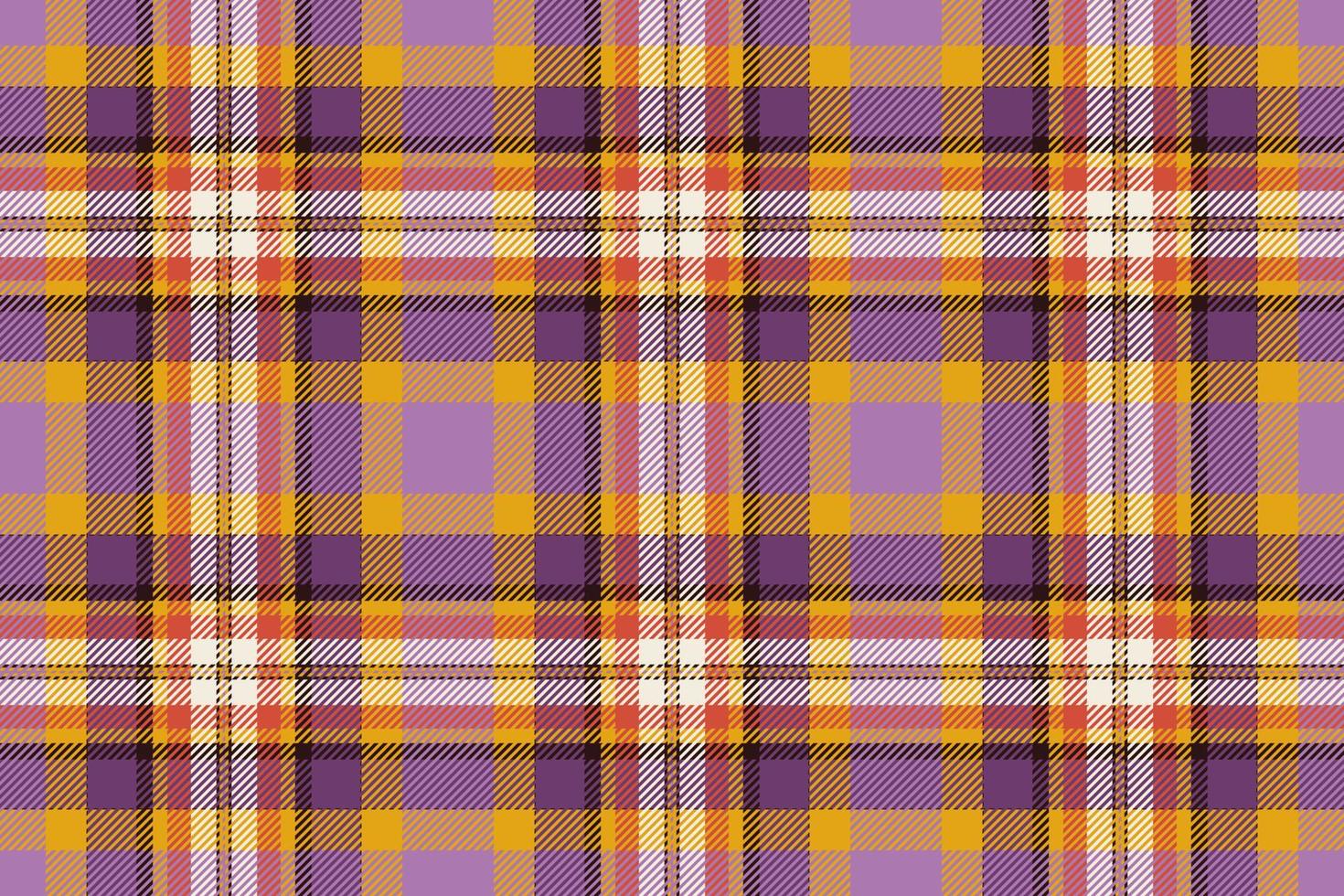 tartan schottland nahtloser karierter mustervektor. Retro-Hintergrundstoff. Vintage Check Farbe quadratische geometrische Textur. vektor