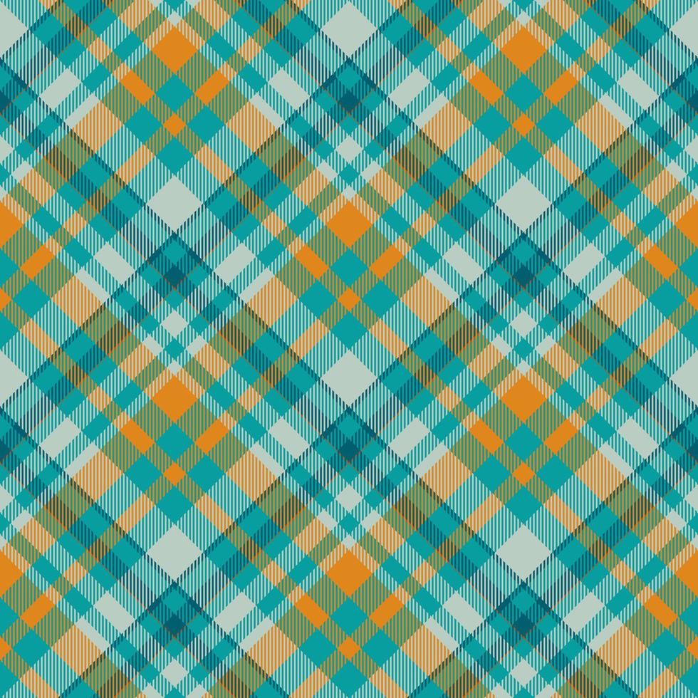 tartan schottland nahtloser karierter mustervektor. Retro-Hintergrundstoff. Vintage Check Farbe quadratische geometrische Textur. vektor