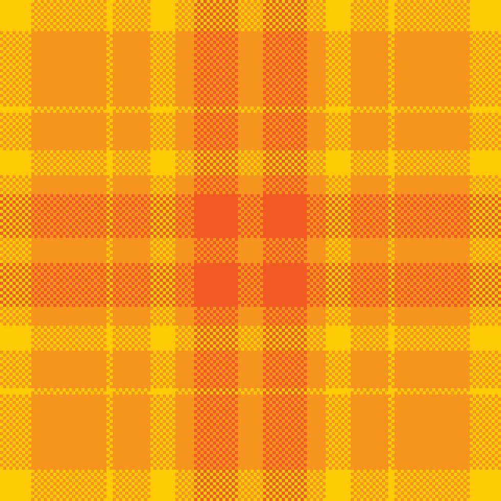 Pixel-Hintergrund-Vektor-Design. modernes, nahtloses Muster kariert. Stoff mit quadratischer Textur. Tartan Schottisches Textil. schönheit farbe madras verzierung. vektor