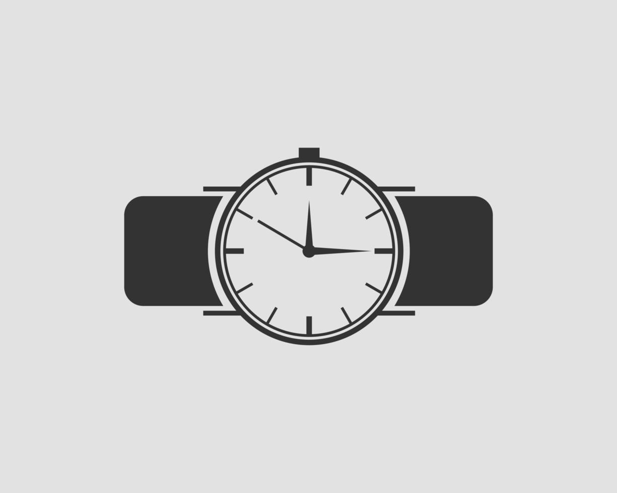 Hand-Armbanduhr-Symbol. Armbanduhr-Vektor. vektor