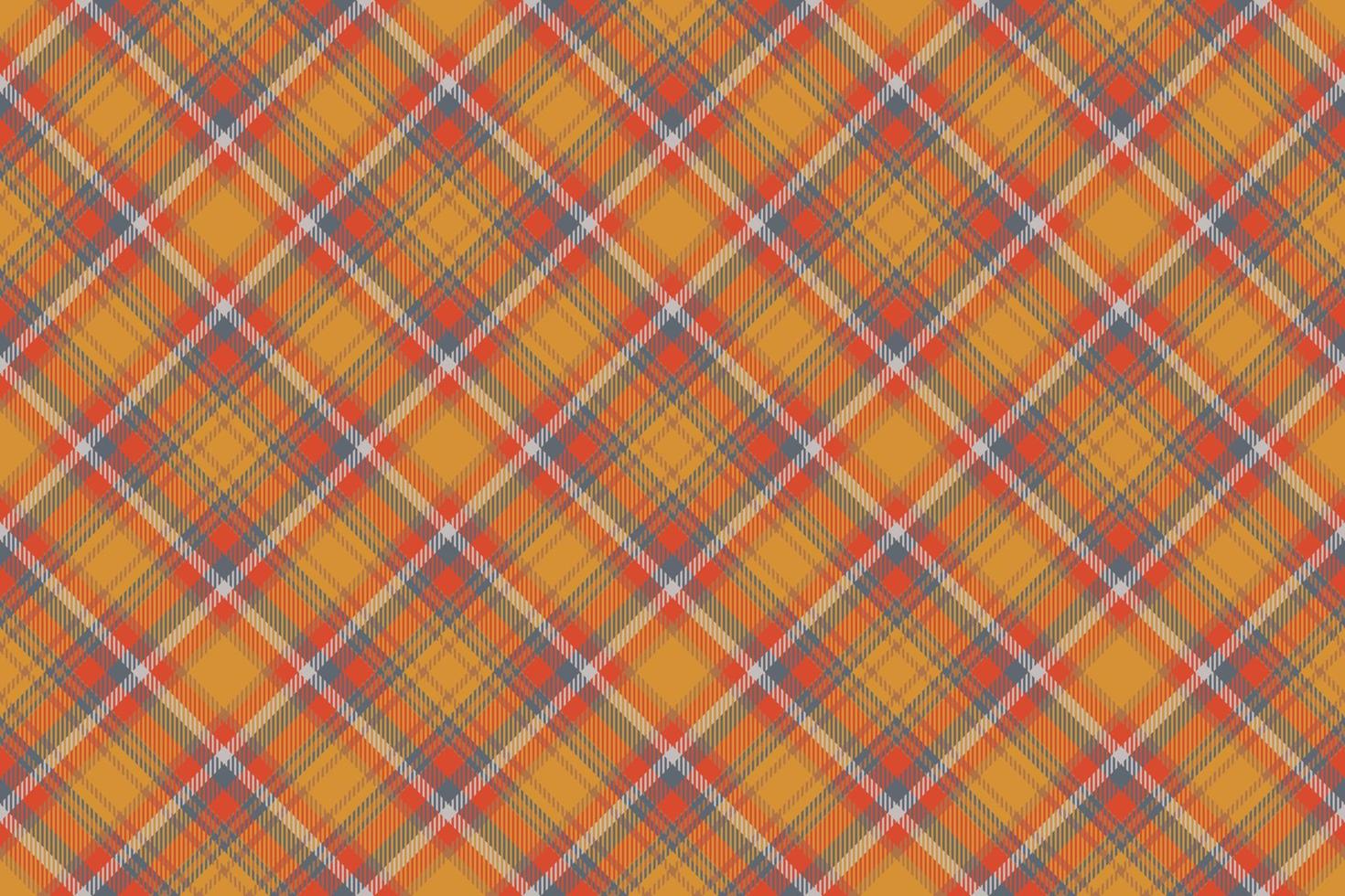 tartan schottland nahtloser karierter mustervektor. Retro-Hintergrundstoff. Vintage Check Farbe quadratische geometrische Textur. vektor