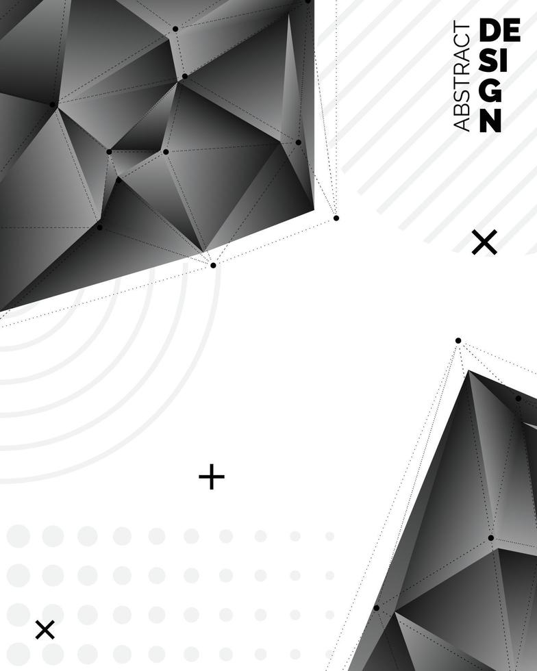 abstrakt geometrisk bakgrunder. polygonal vektor design