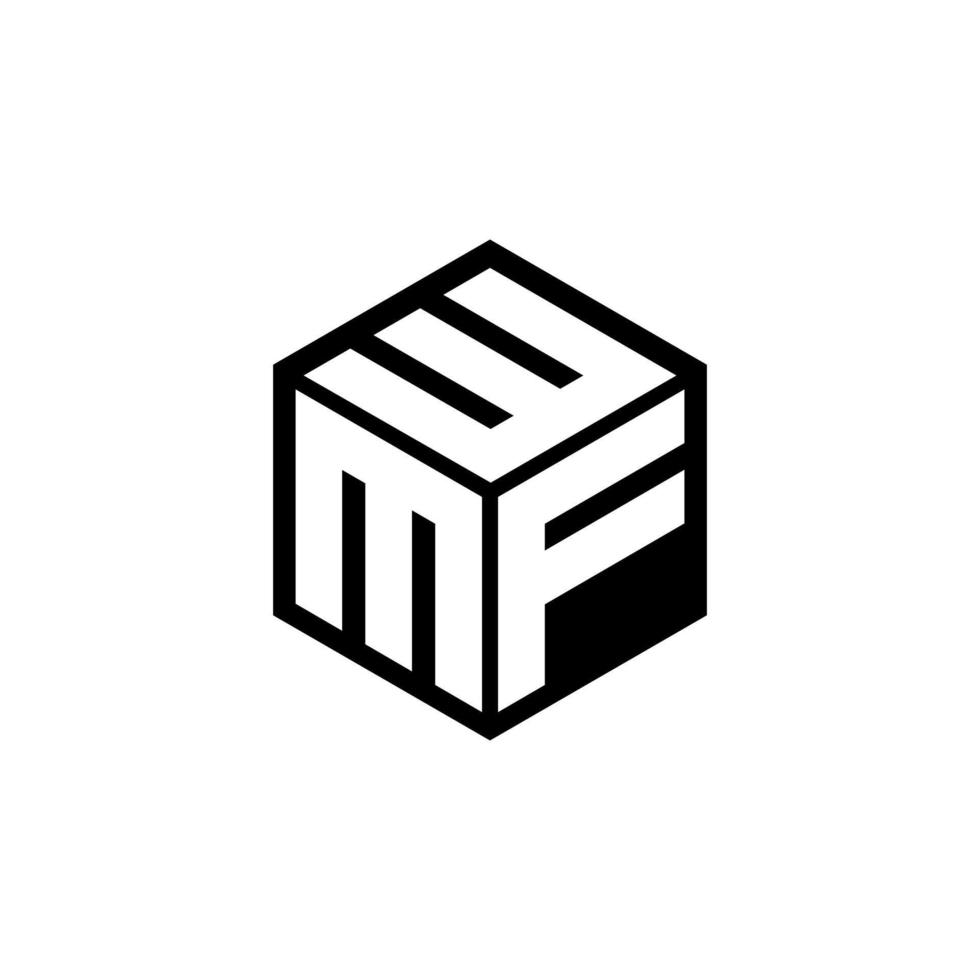 mfw-Brief-Logo-Design mit weißem Hintergrund in Illustrator. Vektorlogo, Kalligrafie-Designs für Logo, Poster, Einladung usw. vektor