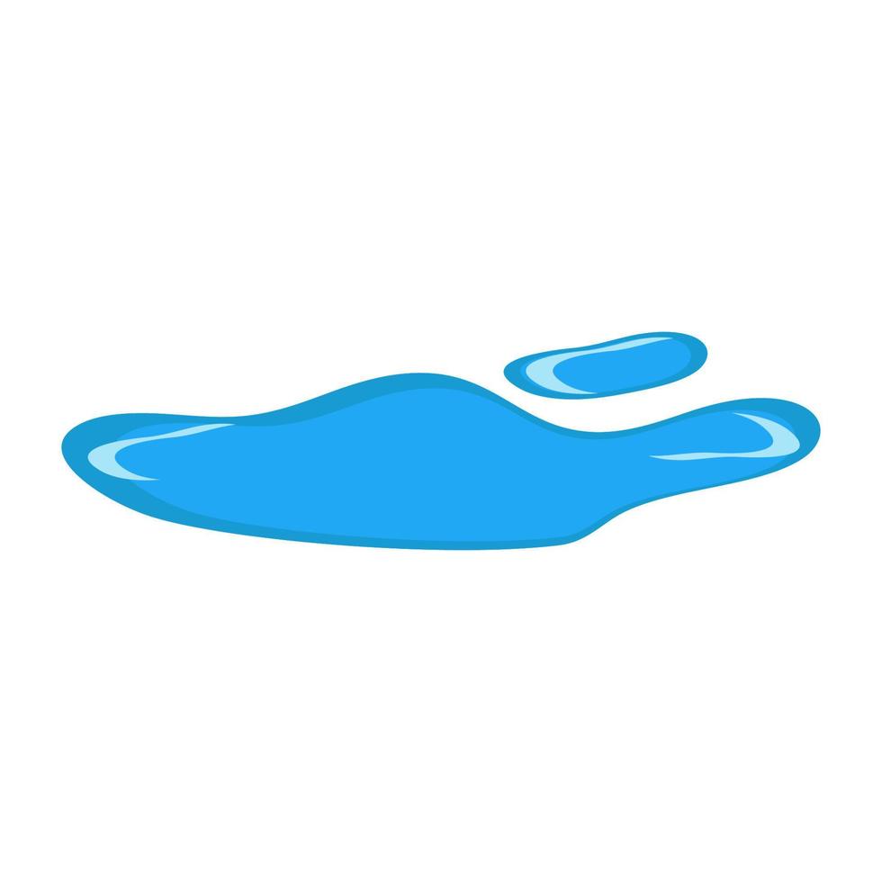 tecknad serie blå droppande vatten släppa och flytande ikon. form vatten är stänk, strömmande och vatten liten droppe. rena och färsk aqua och våt bubbla. strömmande dagg vektor illustration