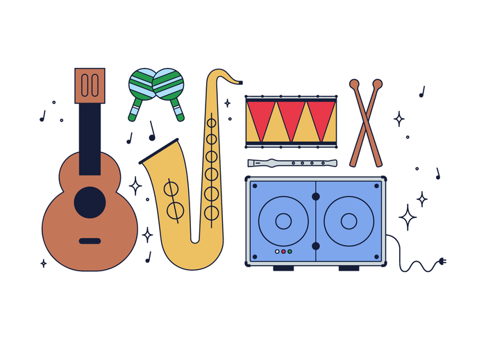 Gratis Musik Instrument Vector