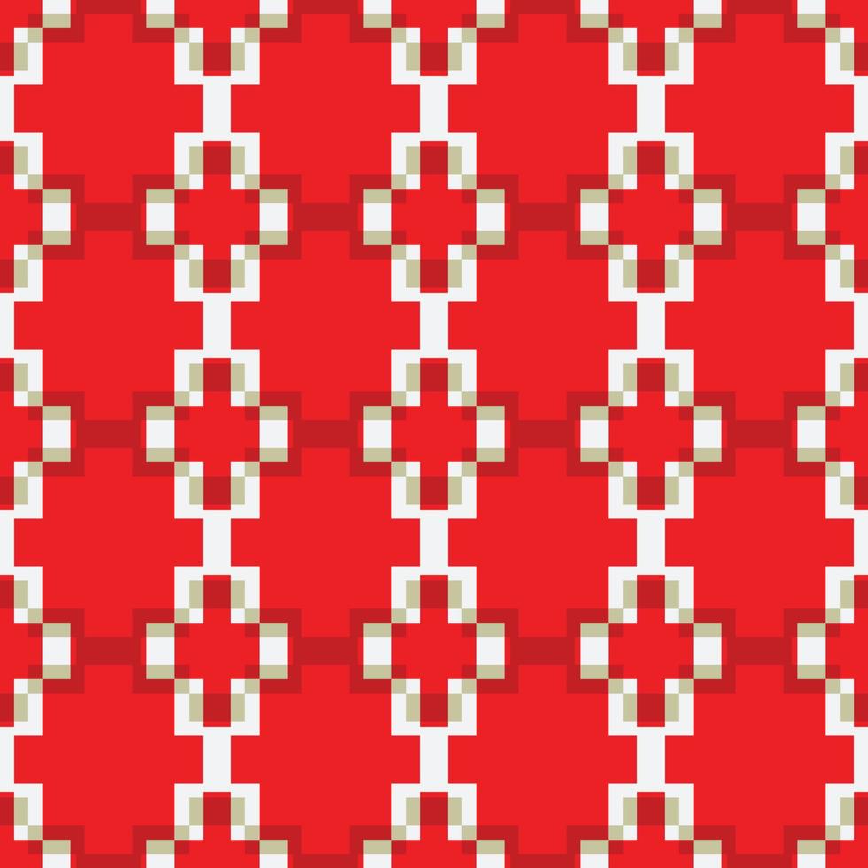 röd geometrisk texturer sömlös mönster vektor