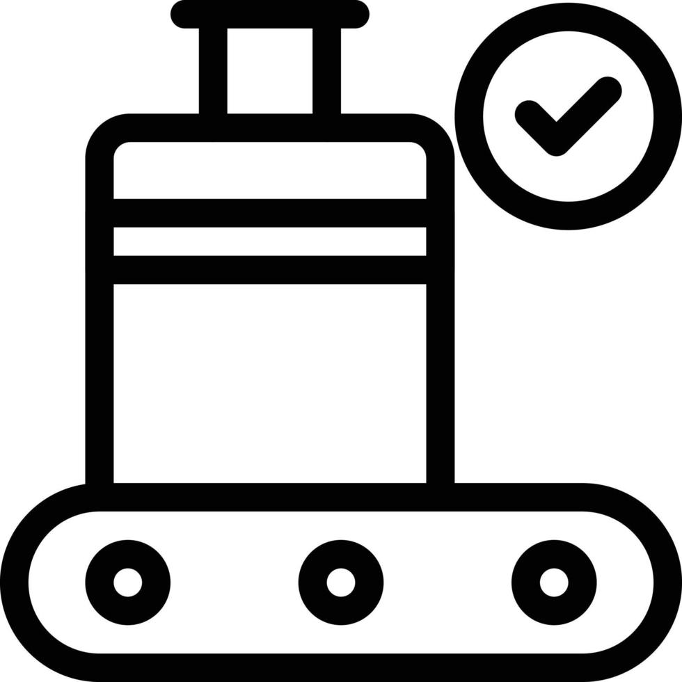 bagage vektor illustration på en bakgrund. premium kvalitet symbols.vector ikoner för koncept och grafisk design.