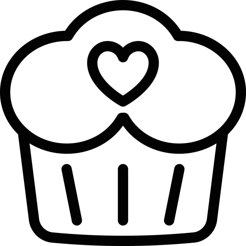 cupcake vektor illustration på en bakgrund. premium kvalitet symbols.vector ikoner för koncept och grafisk design.