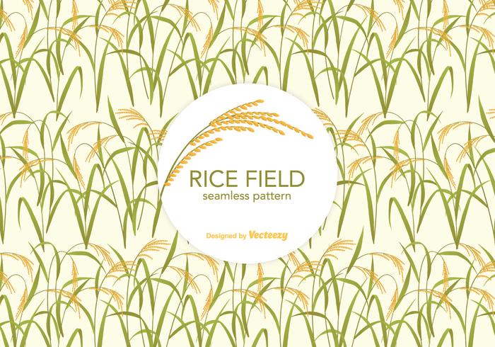 Free Rice Field Vektor Muster