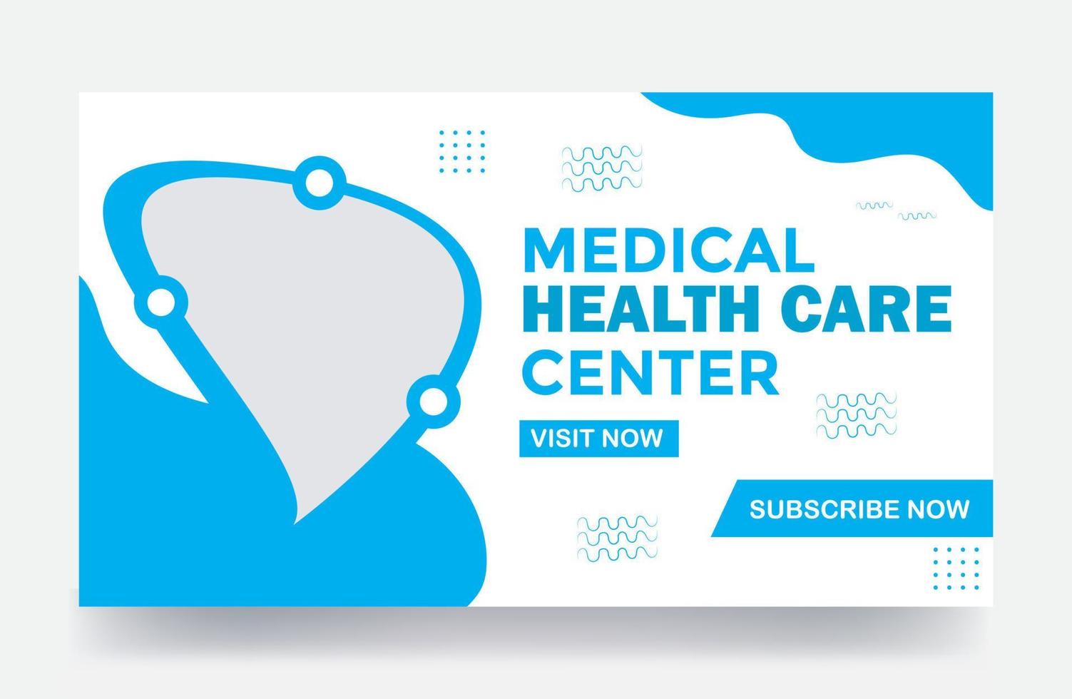 Medizinisches Gesundheitswesen Sie Thumbnail und Web-Banner-Cover-Vorlage vektor
