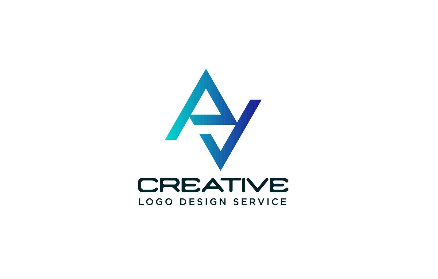 Farbverlauf ein Logo, ein Buchstabe a-Logo, ein Buchstabe ein Logo oder ein Pfeillogo vektor