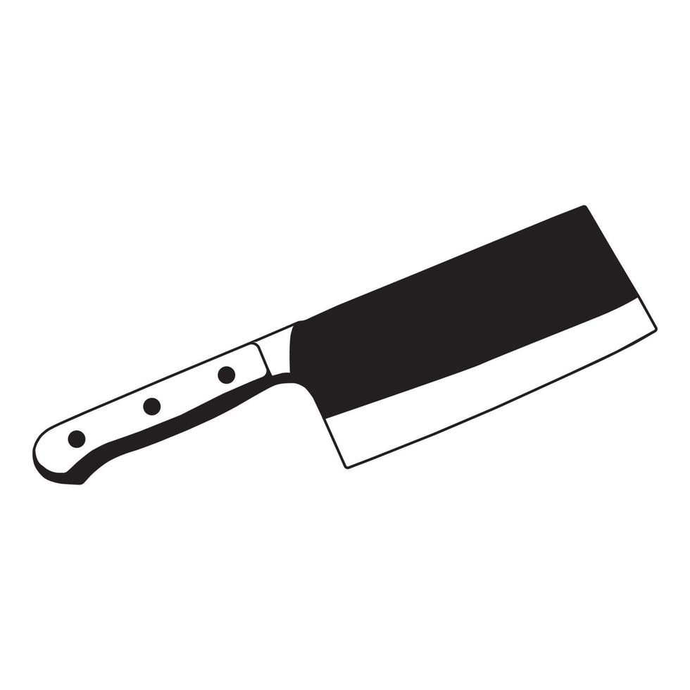 Messer-Symbol-Logo-Vektor-Design-Bild, dieses Bild kann für Logos, Symbole und andere verwendet werden vektor