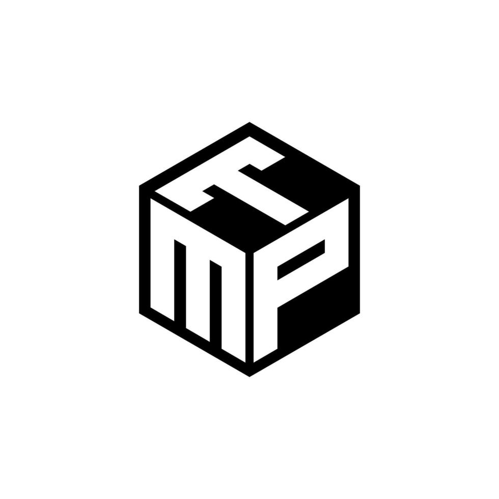 mpt-Buchstaben-Logo-Design mit weißem Hintergrund im Illustrator. Vektorlogo, Kalligrafie-Designs für Logo, Poster, Einladung usw. vektor