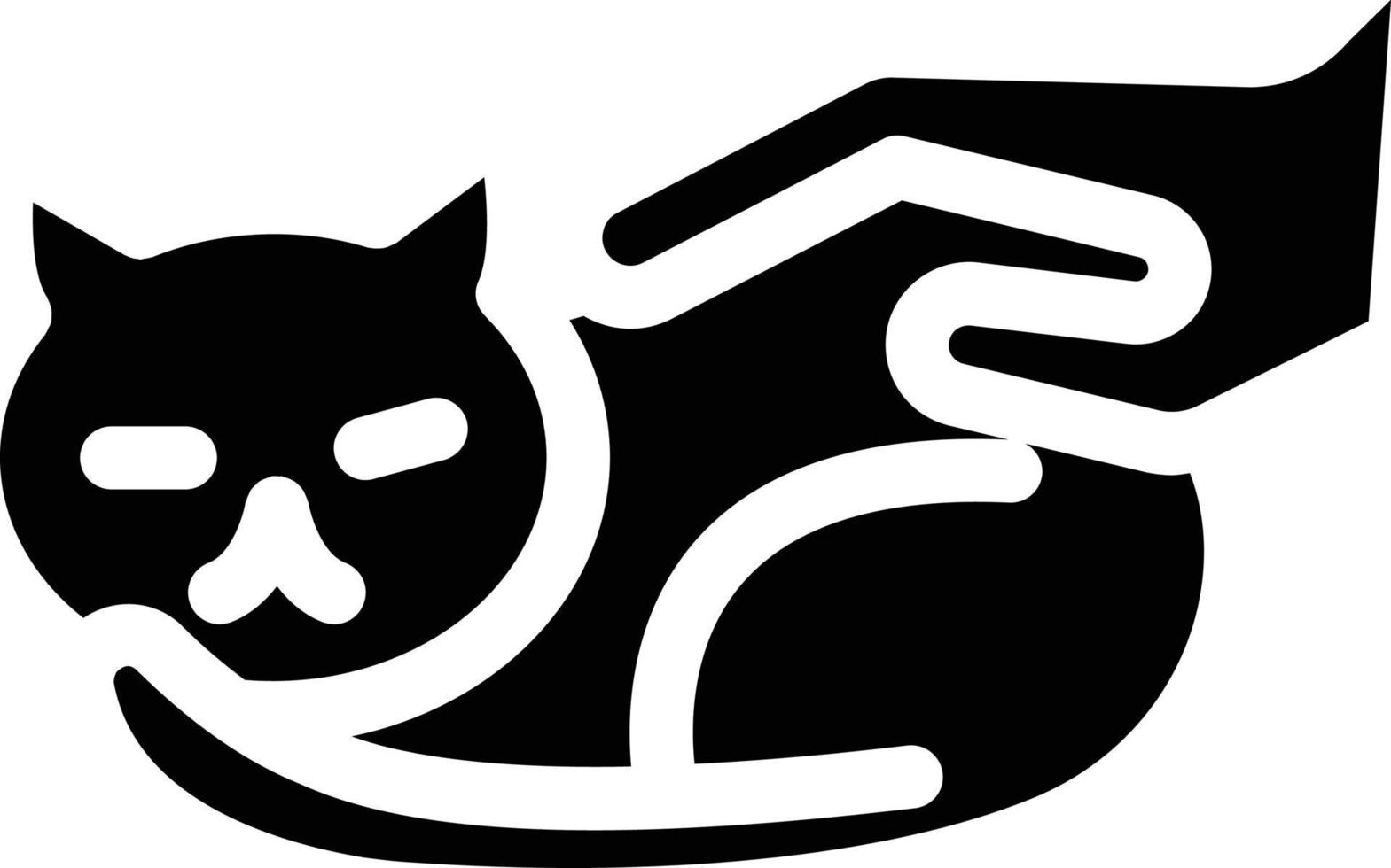 katt terapi vektor illustration på en bakgrund.premium kvalitet symbols.vector ikoner för begrepp och grafisk design.