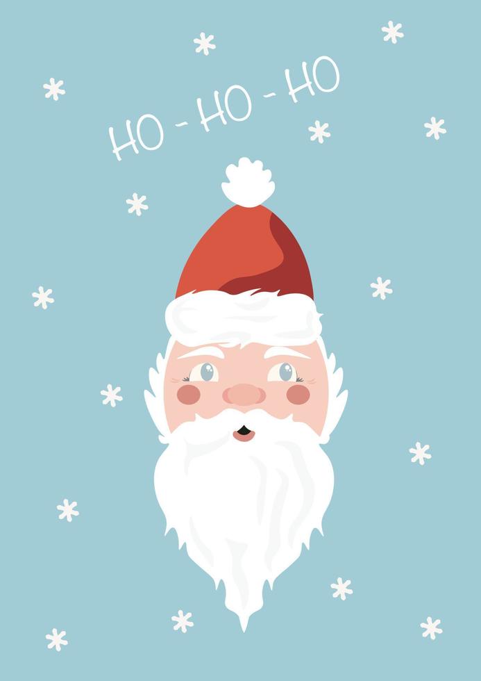weihnachts- und neujahrsgrußkarten verziert mit einem weihnachtsbaum, schneeflocken und dekorationen. karikaturstil. Tapeten, Grafiken. kritzeln Sie nettes einfaches Design. Ferien. Vektor-Illustration. vektor
