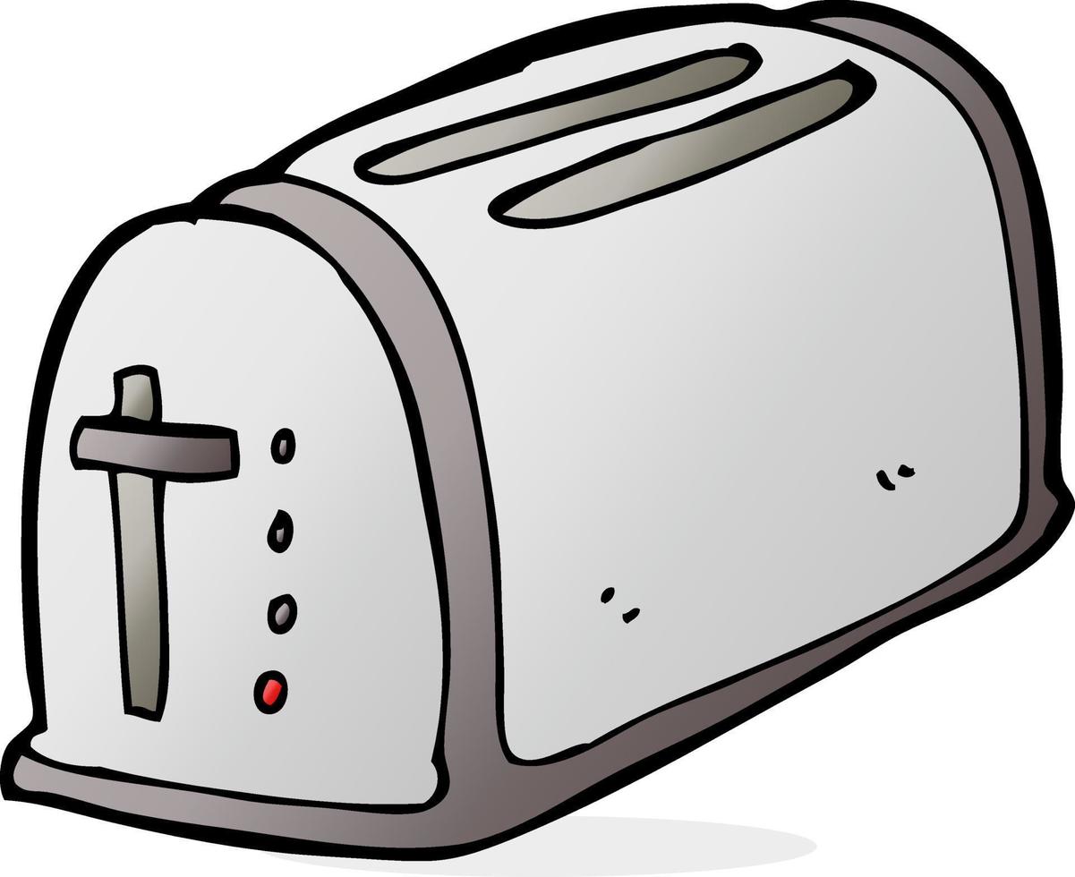 Gekritzel-Cartoon-Toaster vektor