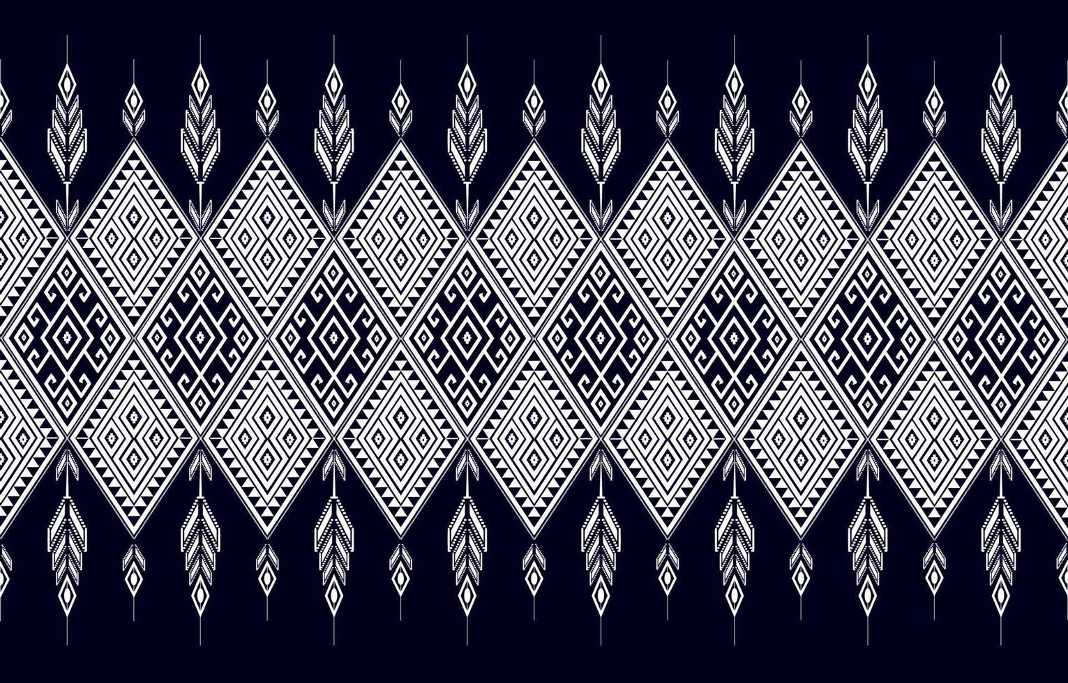 geometrisk etnisk mönster orientalisk och Asien traditionell stil. svart och vit. design för bricka, keramisk, bakgrund, tapet, Kläder, omslag papper, tyg, och vektor illustration. mönster stil